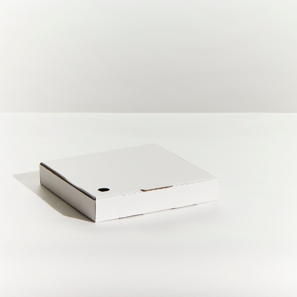 WHITE PIZZA BOX 9"