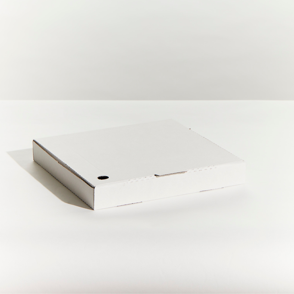 WHITE PIZZA BOX 11"