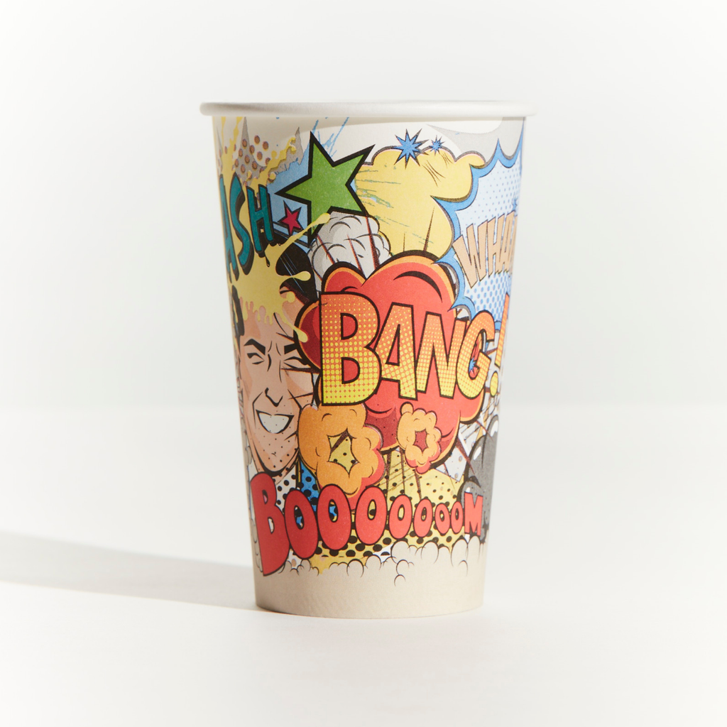 16OZ SINGLE WALL AQUEOUS TRULY ECO CUP - Wham