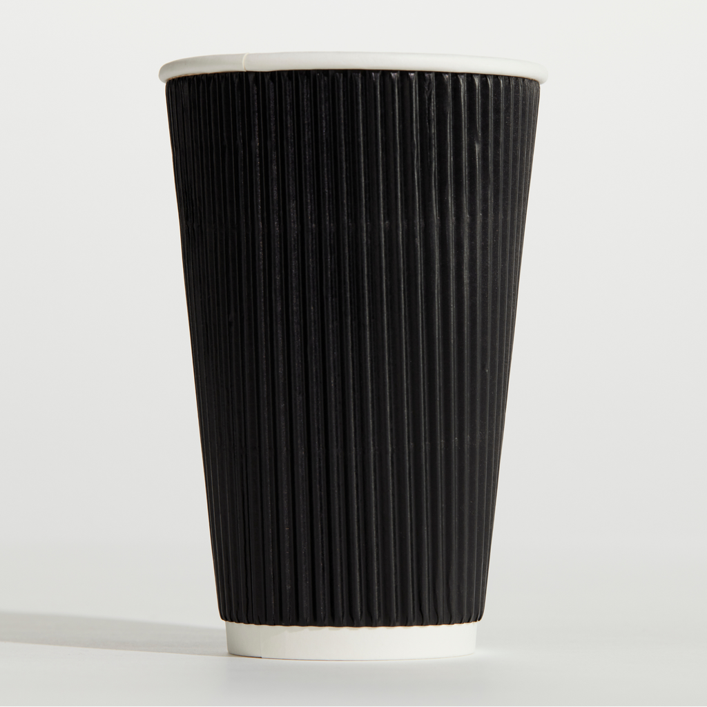 16oZ RIPPLE WRAP CUP - Black