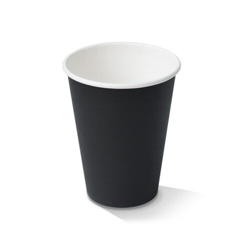 12oZ BLACK SINGLE WALL PAPER CUP 