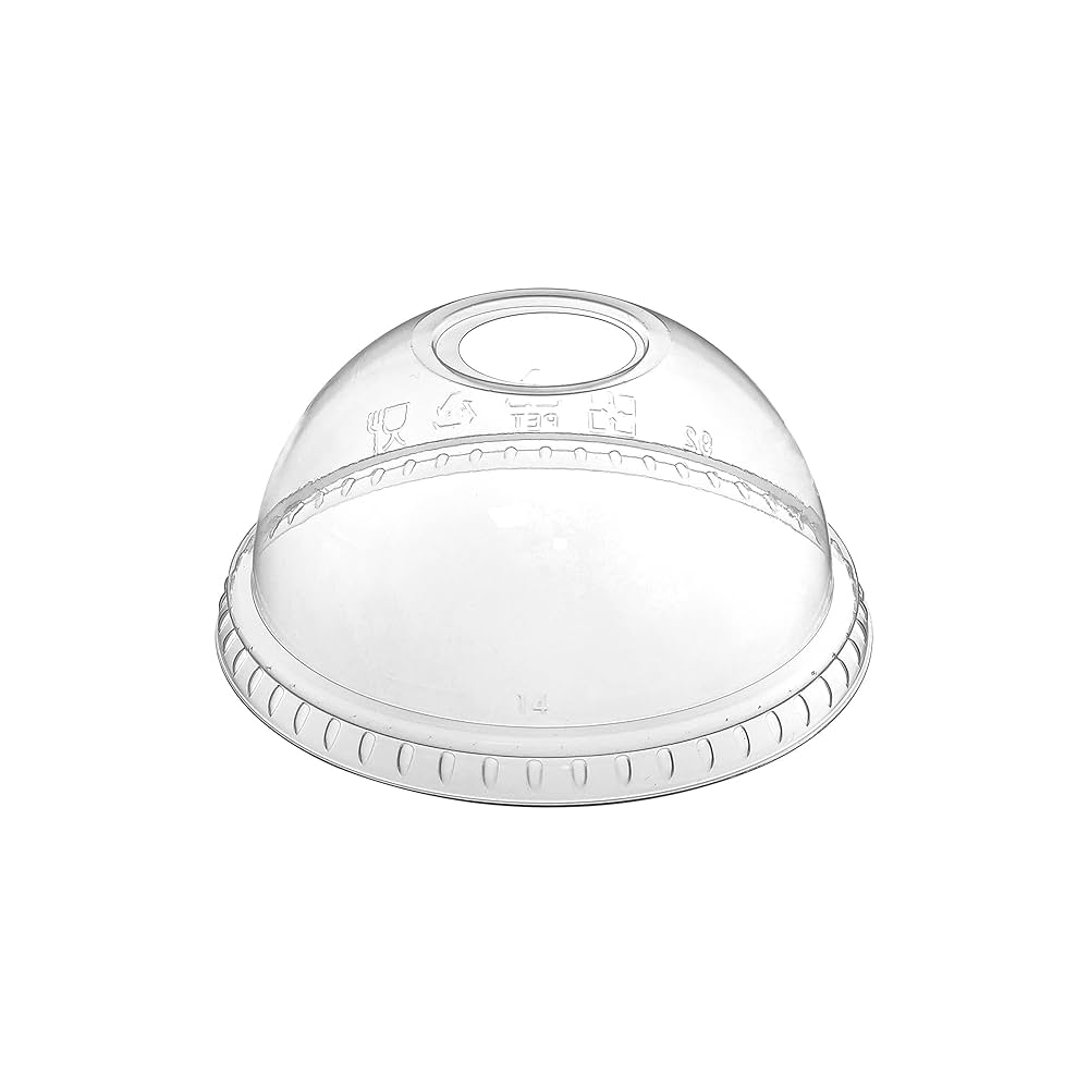 98MM PET DOME LID CLEAR CUP