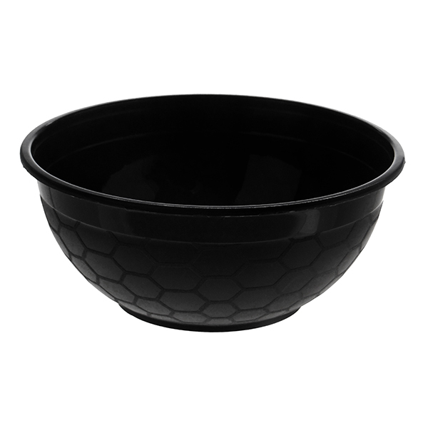 PLASTIC ROUND BOWL BLACK- 950ML