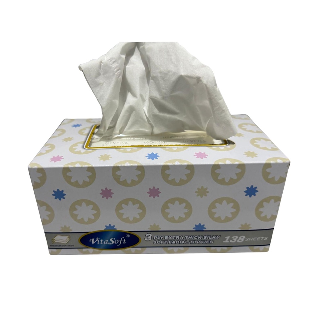 VS FACIAL TISSUE 3PLY 138SHEET