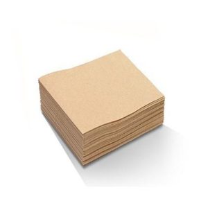 1PLY SQ FOLD BROWN LUNCH NAPKIN