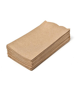 QUILTED DINNER NAPKIN GT FOLD KRAFT