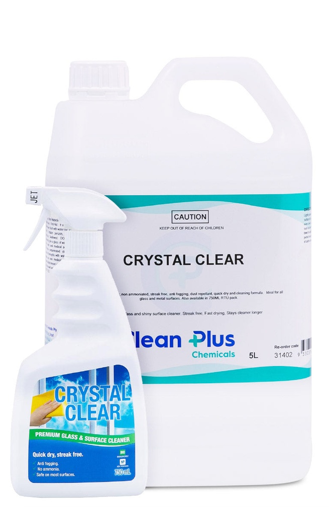 20L CRYSTAL CLEAR PREMIUM GLASS CLEANER