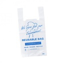 RE-USABLE PLASTIC CARRY BAG MEDIUM