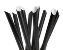 PAPER STRAW JUMBO BLACK (THICK)