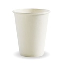 8oZ WHITE SINGLE WALL PAPER CUP 