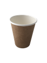 8oZ KRAFT SINGLE WALL PAPER CUP 