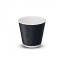 4oZ BLACK TRIPLE WALL CUP