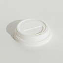 8oZ WHITE TRAVEL LID PP