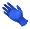 NITRILE POWDER FREE GLOVES LD BLUE- XLARGE