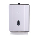 INTERLEAVED SLIM TOWEL DISPENSER WHITE